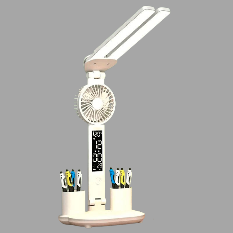 Desk Fan & Lamp- 2 in 1